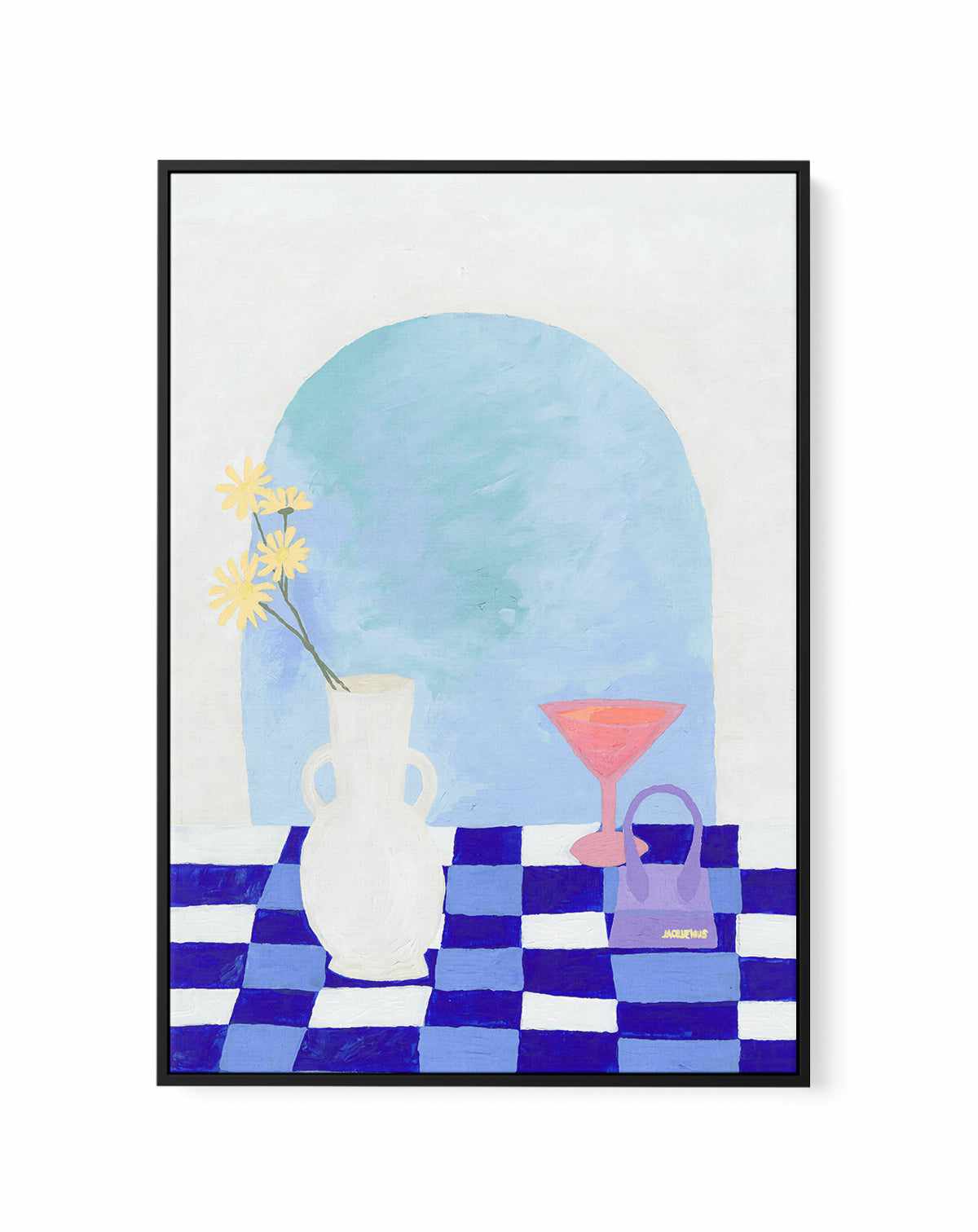 Santorini Afternoon I | Framed Canvas Art Print from Olive et Oriel where you can shop wallpaper and artworks online