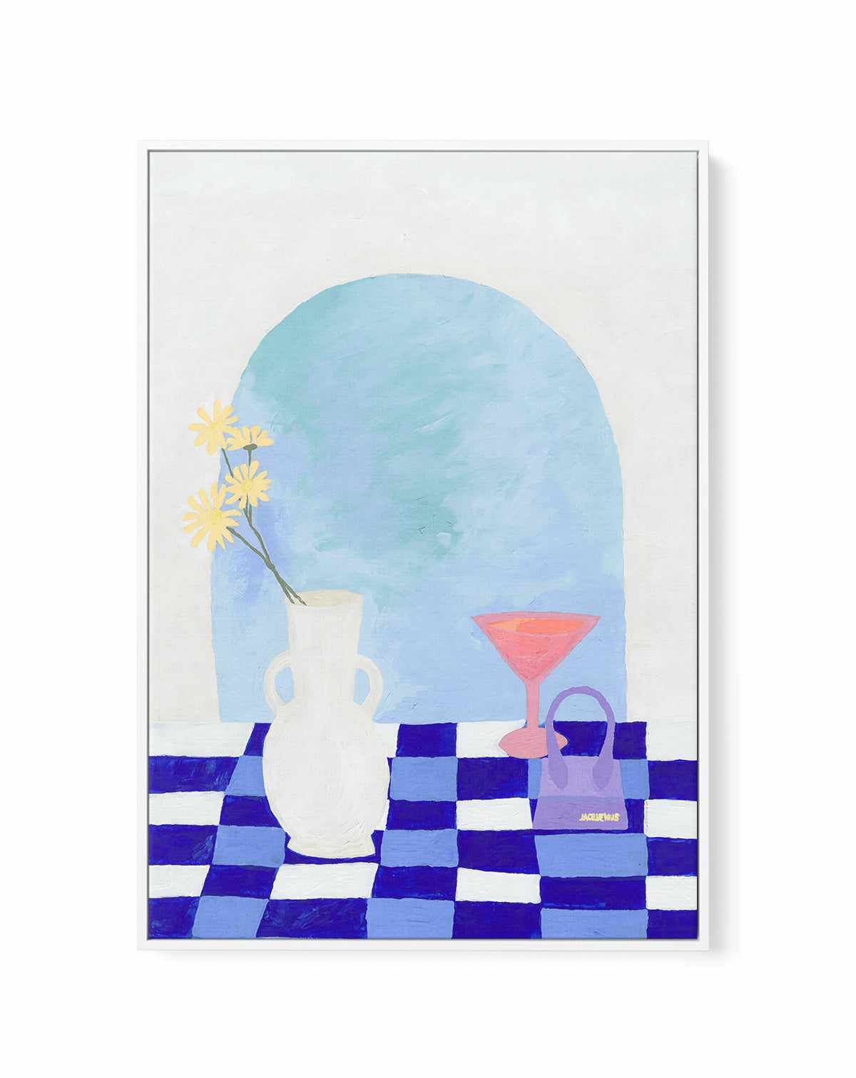 Santorini Afternoon I | Framed Canvas Art Print from Olive et Oriel where you can shop wallpaper and artworks online