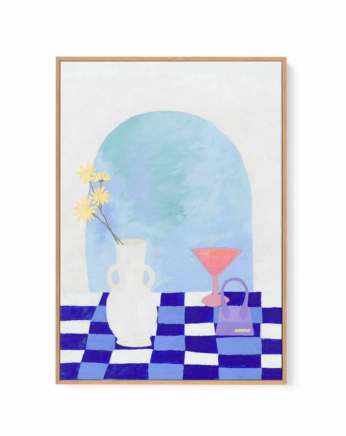 Santorini Afternoon I | Framed Canvas Art Print from Olive et Oriel where you can shop wallpaper and artworks online