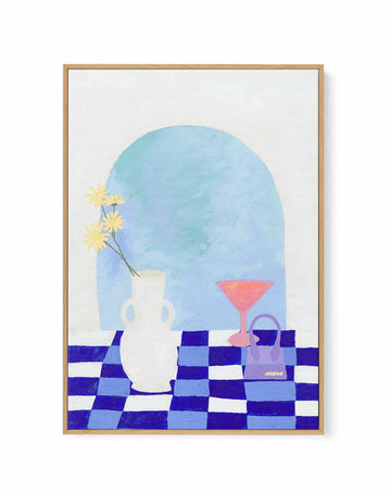 Santorini Afternoon I | Framed Canvas Art Print from Olive et Oriel where you can shop wallpaper and artworks online