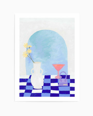 Santorini Afternoon I | Art Print from Olive et Oriel where you can shop wallpaper and artworks online