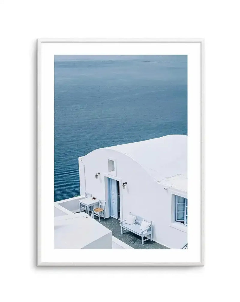 Santorini Blues | PT Art Print-Shop Greece Wall Art Prints Online with Olive et Oriel - Our collection of Greek Islands art prints offer unique wall art including blue domes of Santorini in Oia, mediterranean sea prints and incredible posters from Milos and other Greece landscape photography - this collection will add mediterranean blue to your home, perfect for updating the walls in coastal, beach house style. There is Greece art on canvas and extra large wall art with fast, free shipping acros
