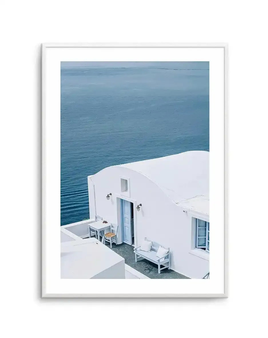Santorini Blues | PT Art Print-Shop Greece Wall Art Prints Online with Olive et Oriel - Our collection of Greek Islands art prints offer unique wall art including blue domes of Santorini in Oia, mediterranean sea prints and incredible posters from Milos and other Greece landscape photography - this collection will add mediterranean blue to your home, perfect for updating the walls in coastal, beach house style. There is Greece art on canvas and extra large wall art with fast, free shipping acros