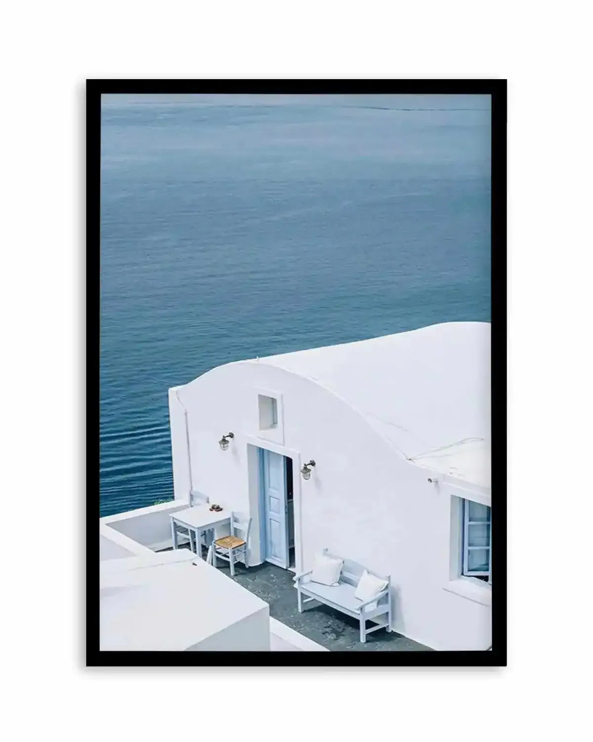 Santorini Blues | PT Art Print from Olive et Oriel where you can shop wallpaper and artworks online