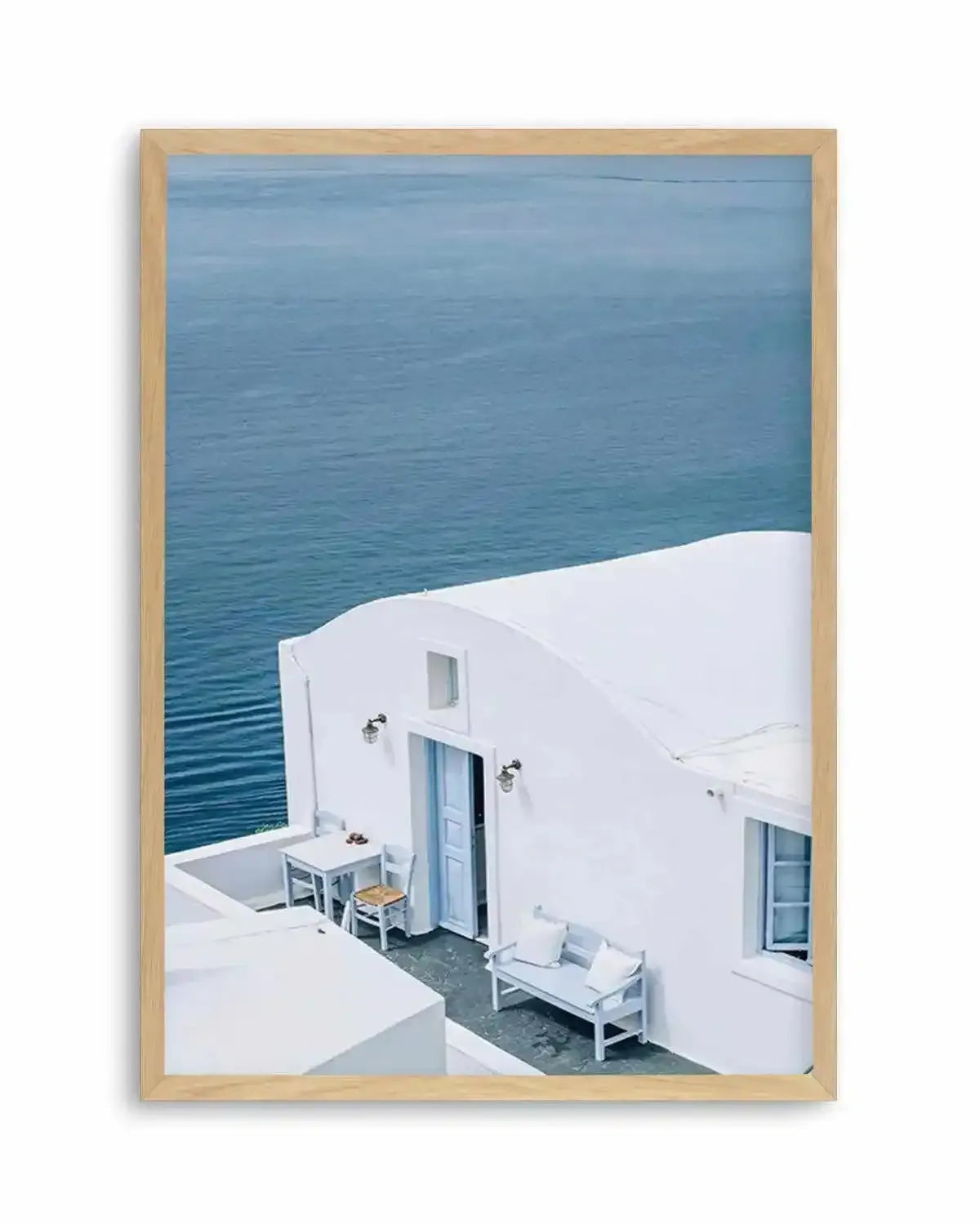 Santorini Blues | PT Art Print from Olive et Oriel where you can shop wallpaper and artworks online