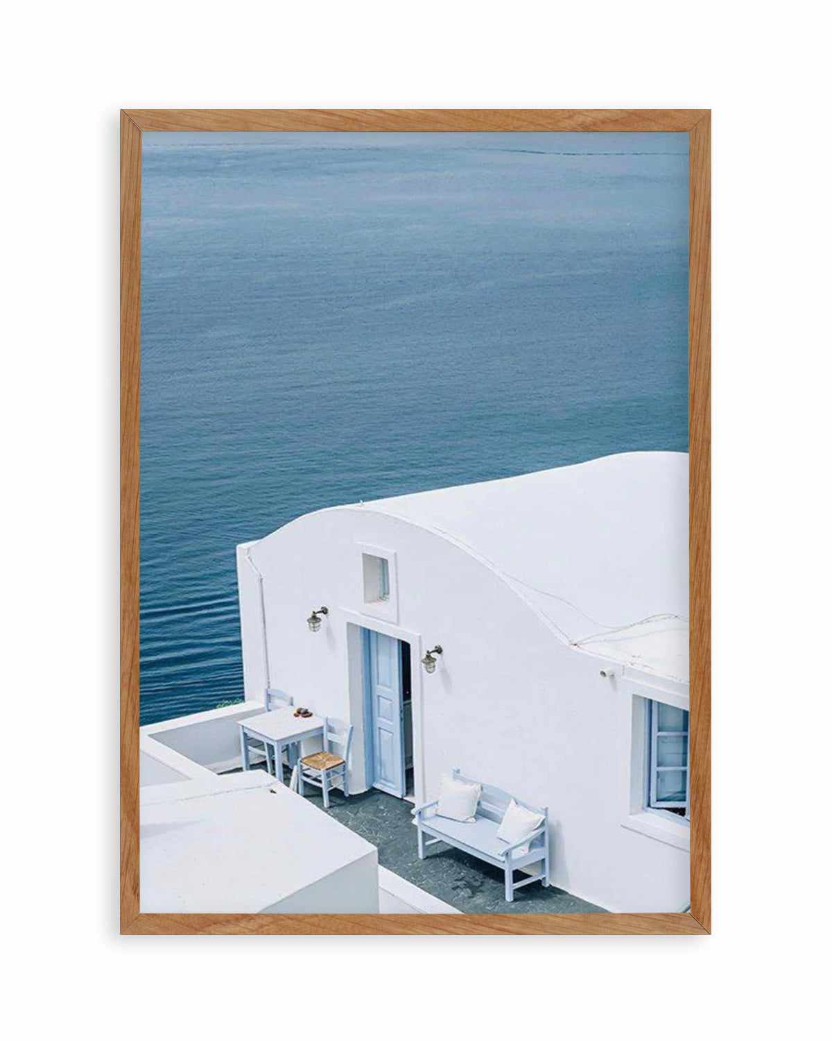 Santorini Blues | PT Art Print