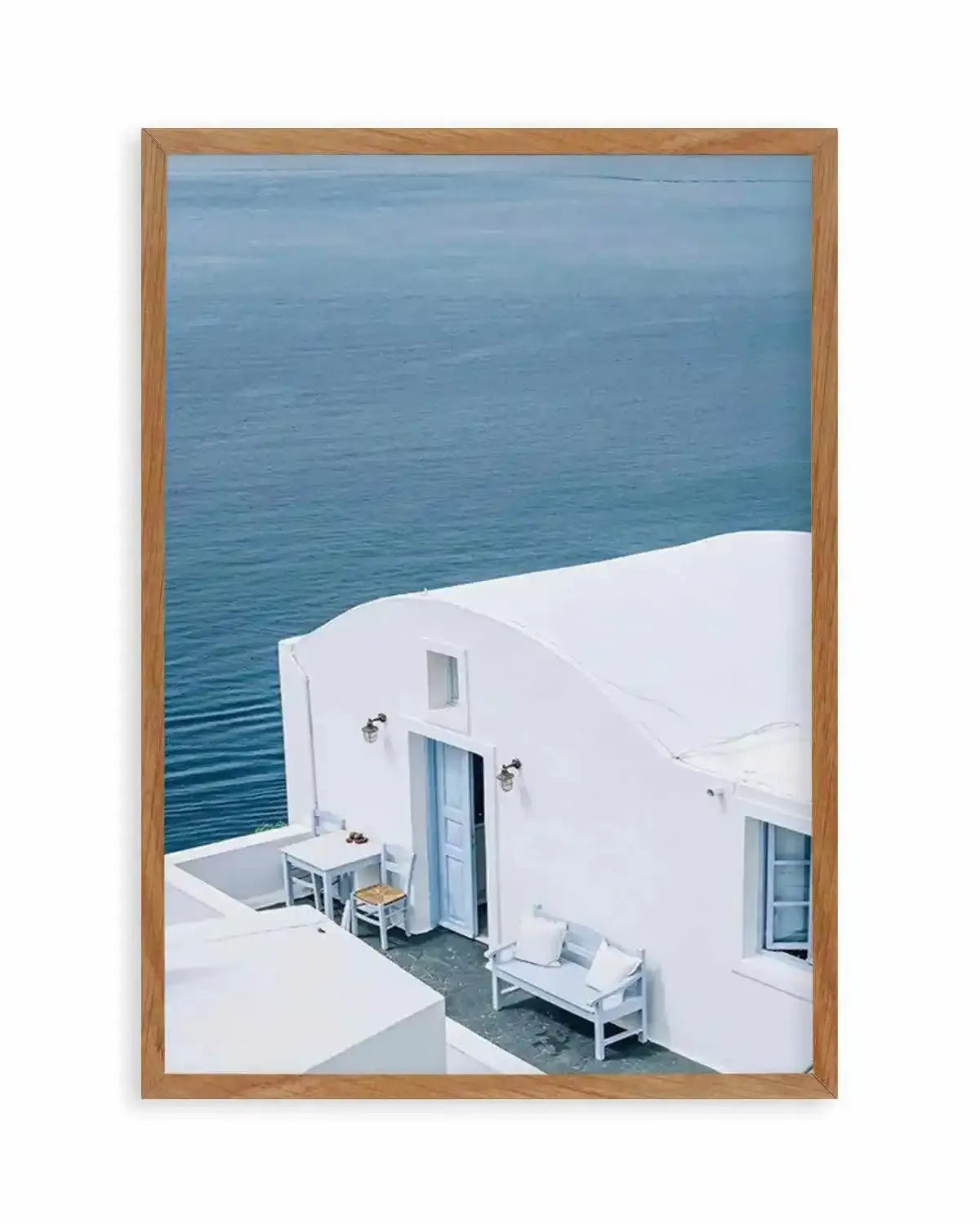 Santorini Blues | PT Art Print from Olive et Oriel where you can shop wallpaper and artworks online