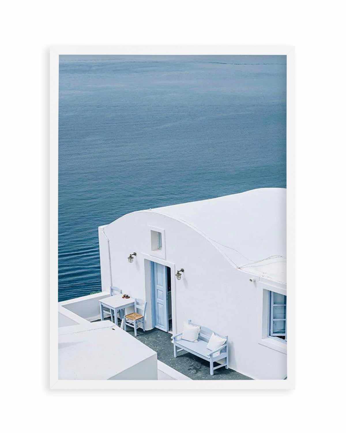 Santorini Blues | PT Art Print