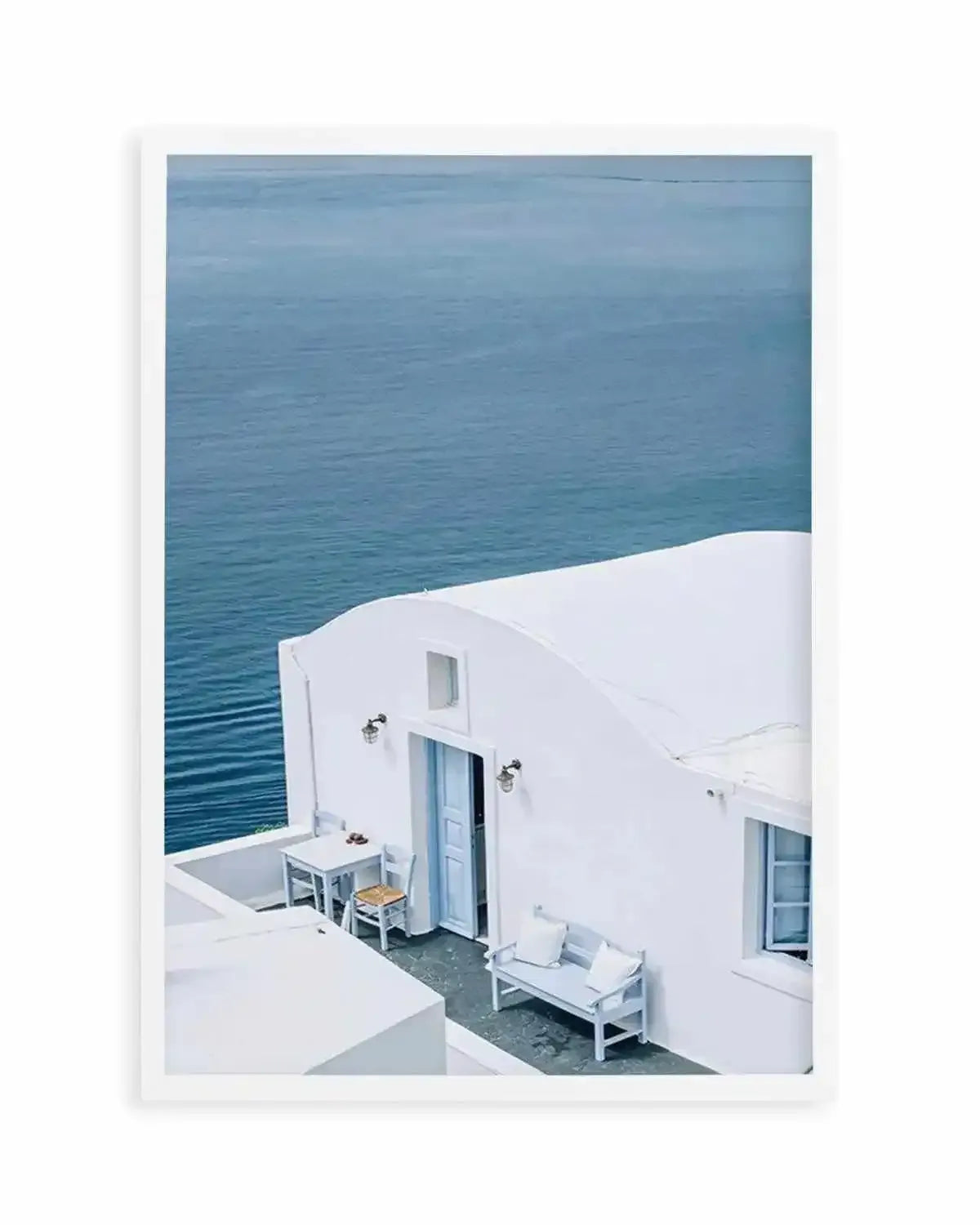 Santorini Blues | PT Art Print from Olive et Oriel where you can shop wallpaper and artworks online