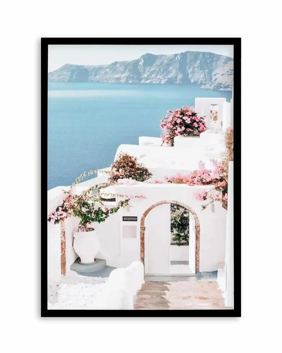 Santorini Days Art Print from Olive et Oriel where you can shop wallpaper and artworks online