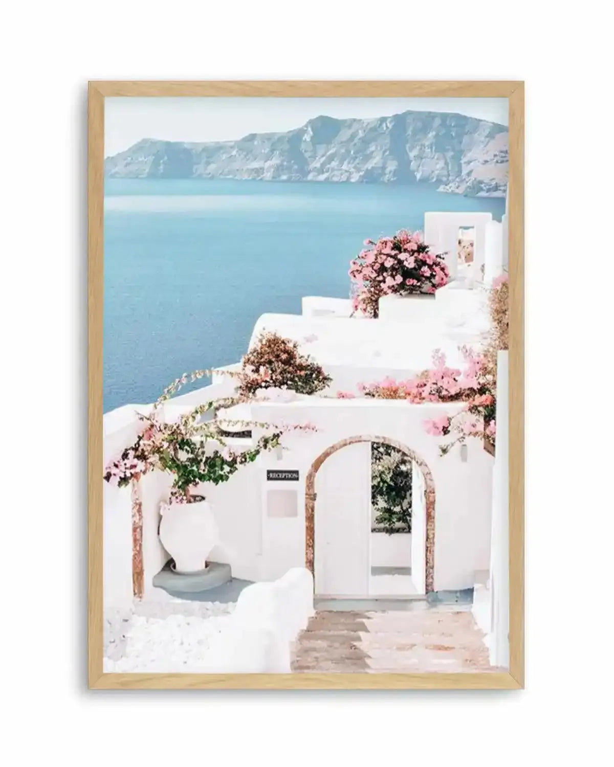 Santorini Days Art Print from Olive et Oriel where you can shop wallpaper and artworks online