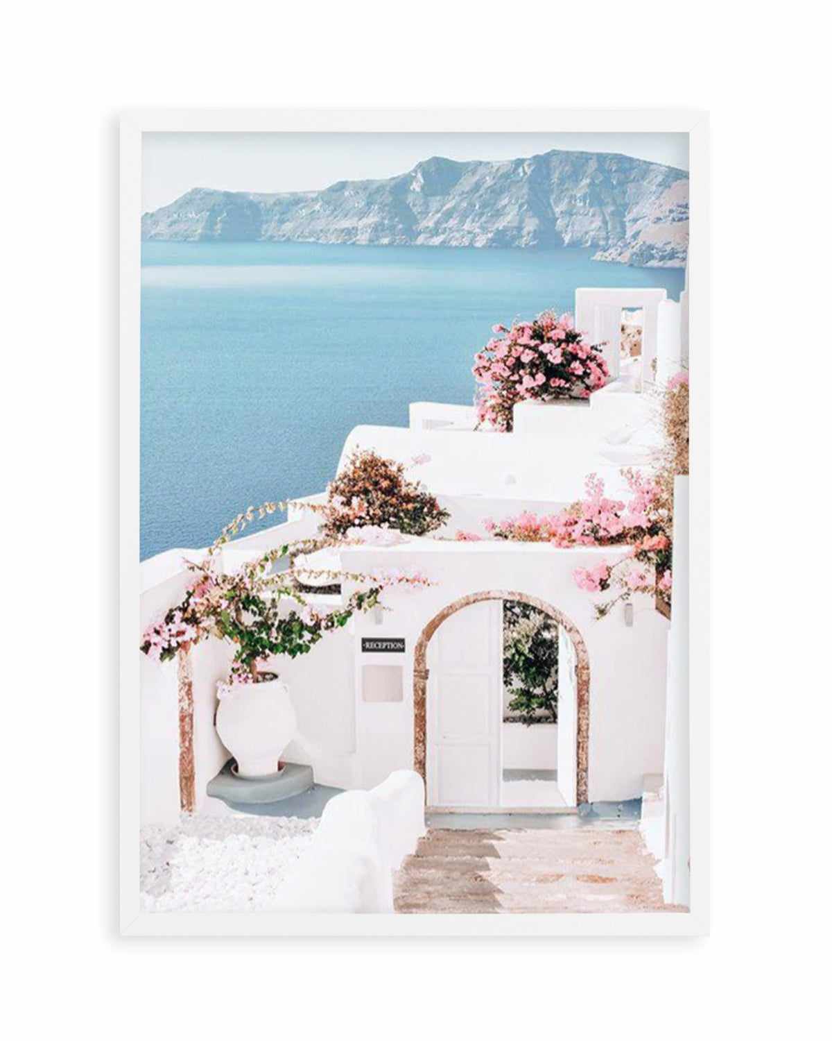 Santorini Days Art Print