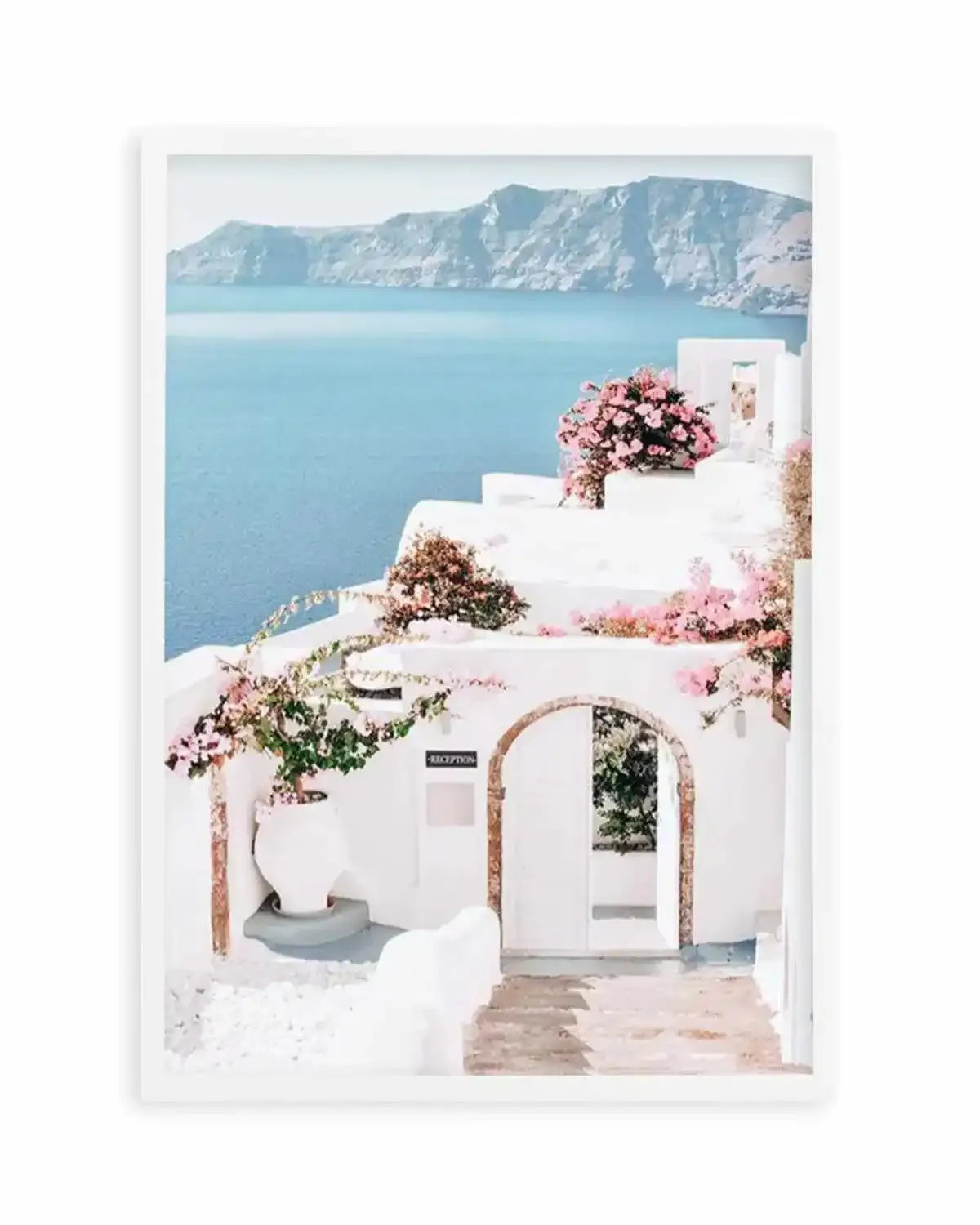Santorini Days Art Print from Olive et Oriel where you can shop wallpaper and artworks online