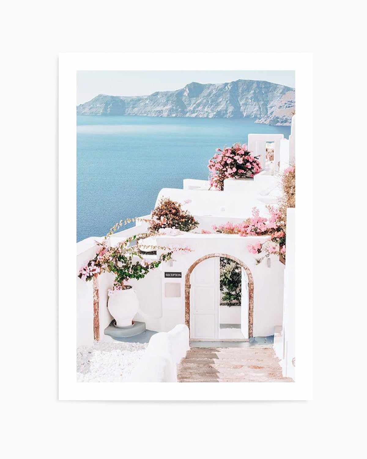 Santorini Days Art Print