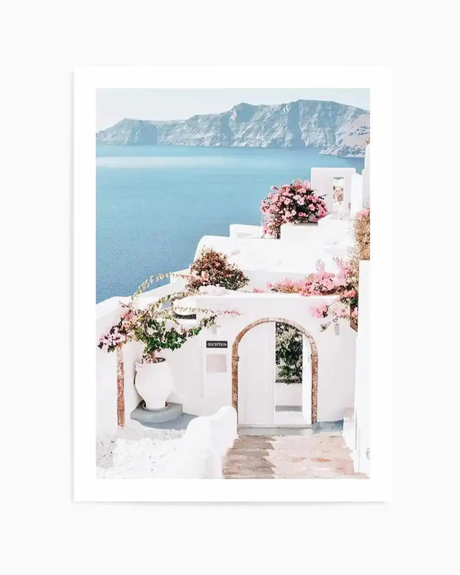 Santorini Days Art Print from Olive et Oriel where you can shop wallpaper and artworks online