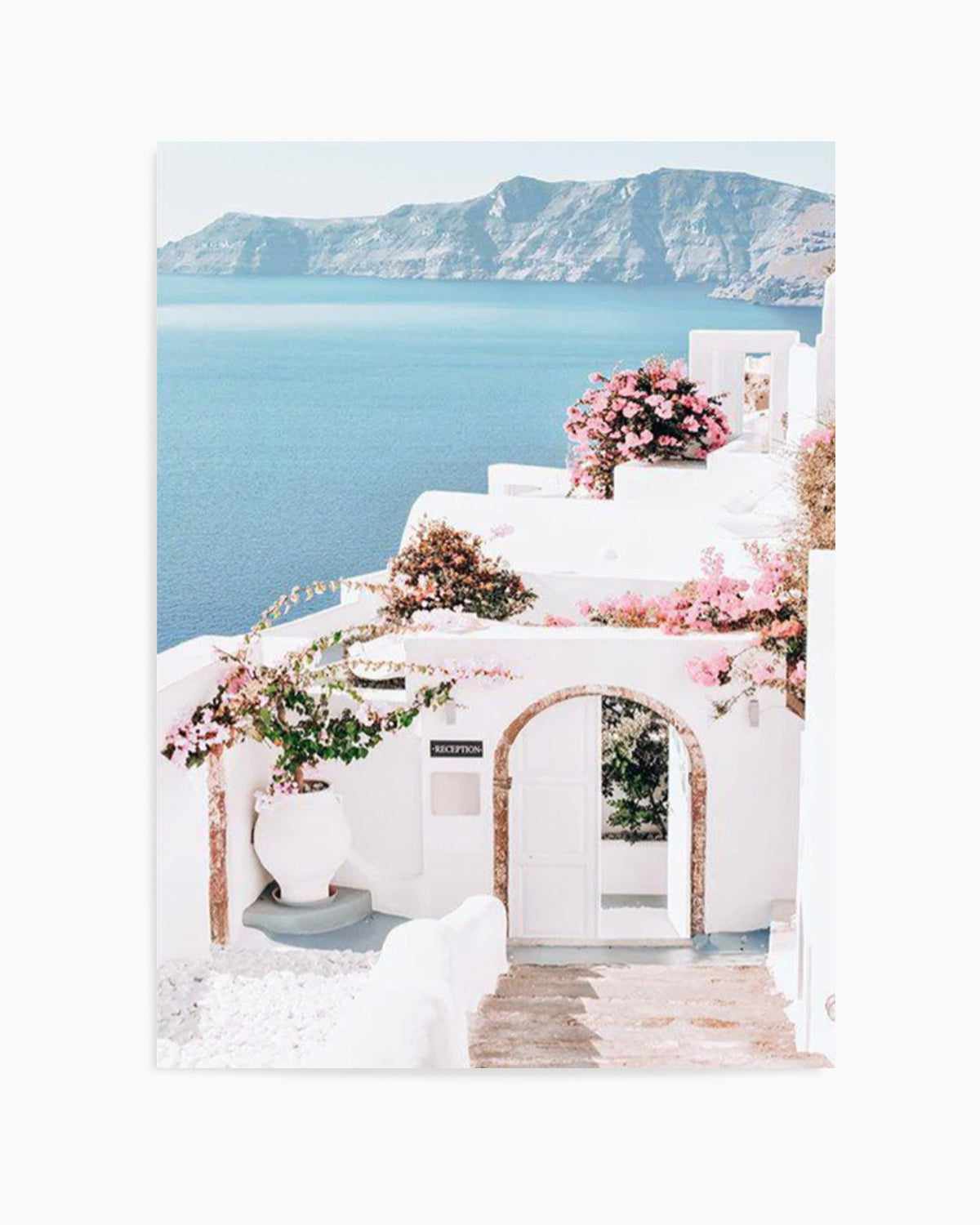 Santorini Days Art Print