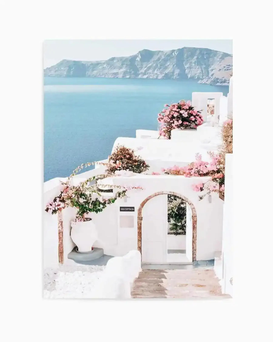 Santorini Days Art Print from Olive et Oriel where you can shop wallpaper and artworks online