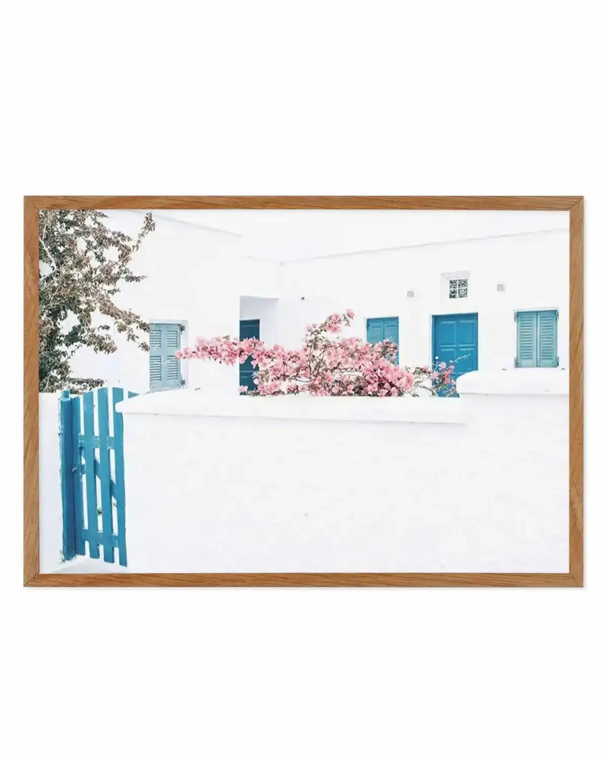 Santorini In Spring Art Print from Olive et Oriel where you can shop wallpaper and artworks online