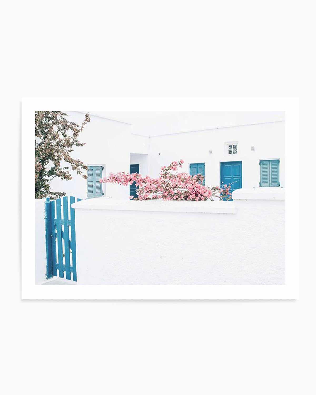 Santorini In Spring Art Print