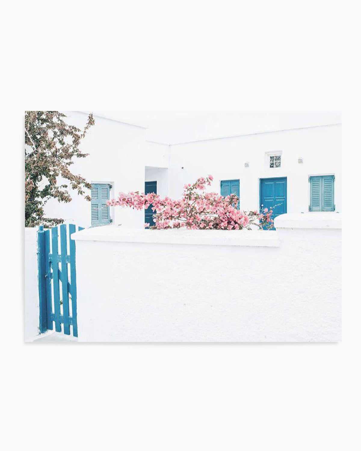 Santorini In Spring Art Print