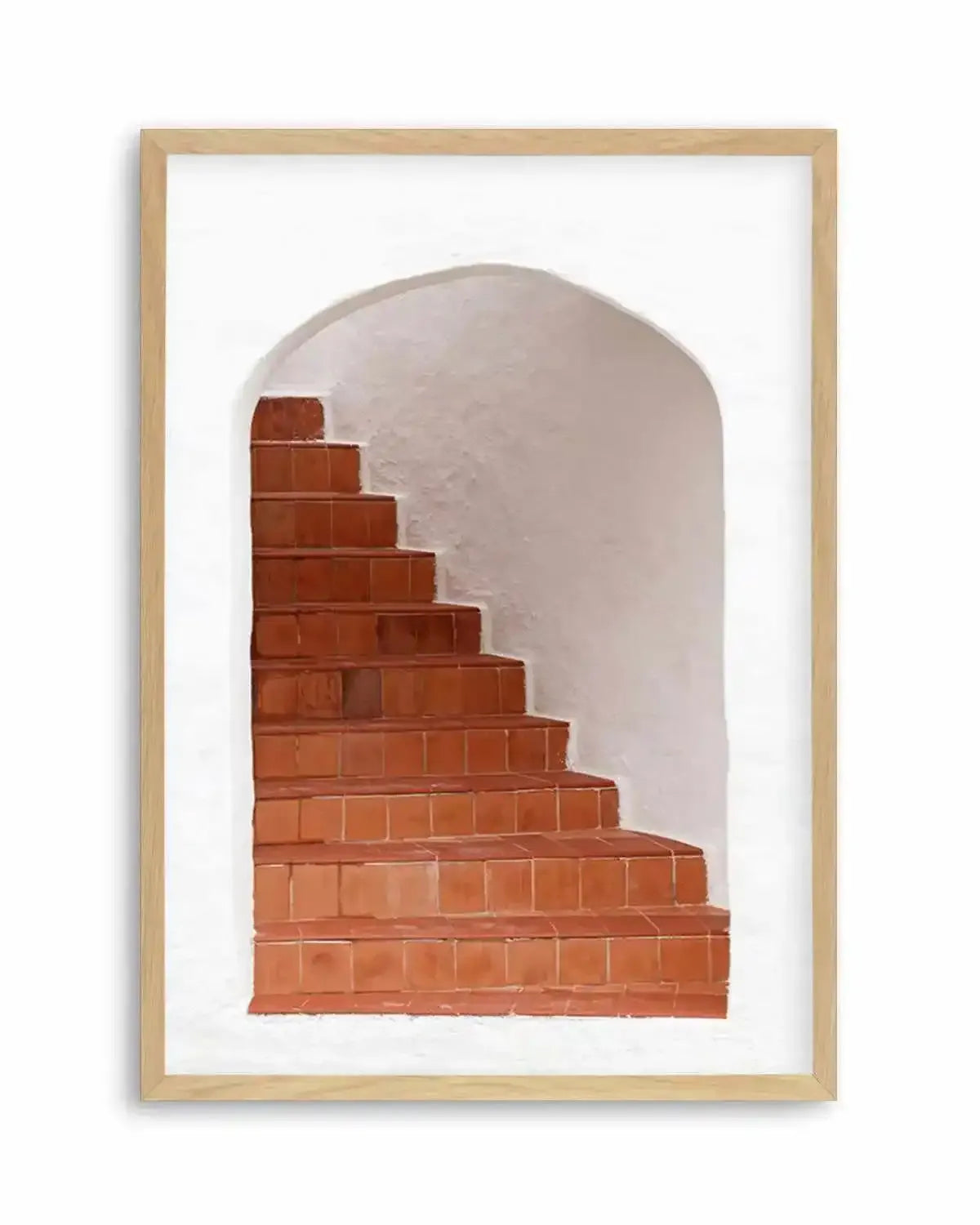 Santorini Staircase Art Print from Olive et Oriel where you can shop wallpaper and artworks online