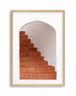 Santorini Staircase Art Print