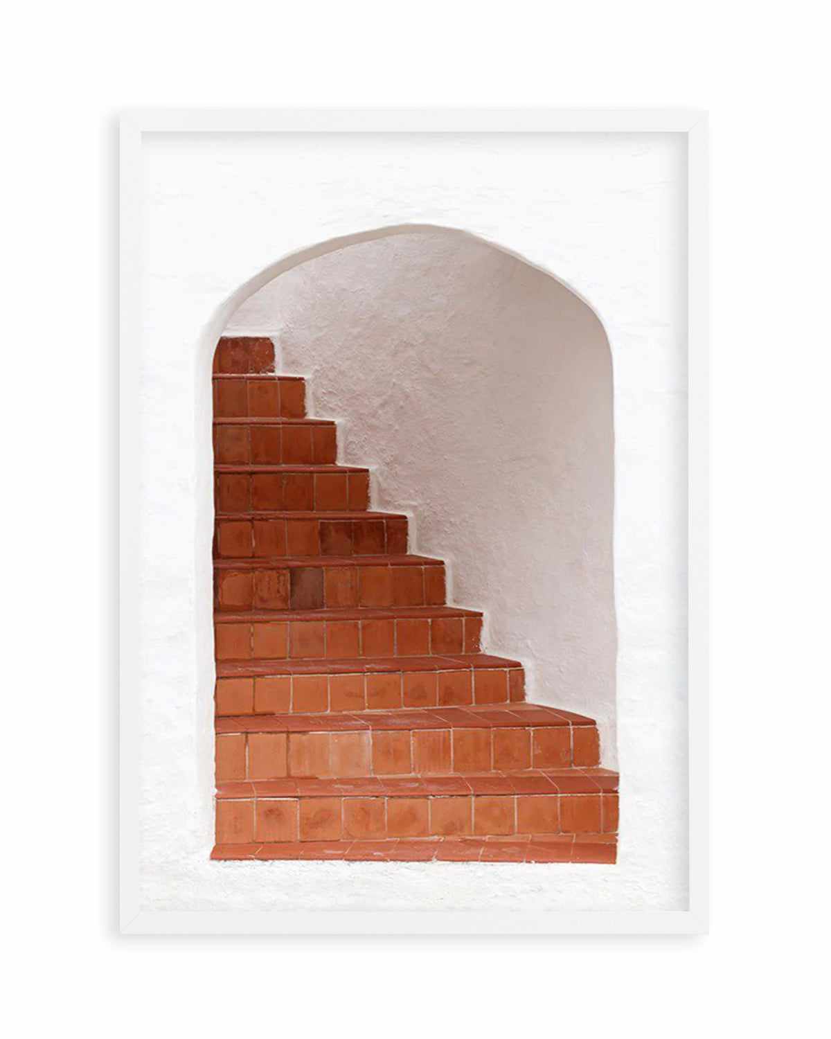 Santorini Staircase Art Print