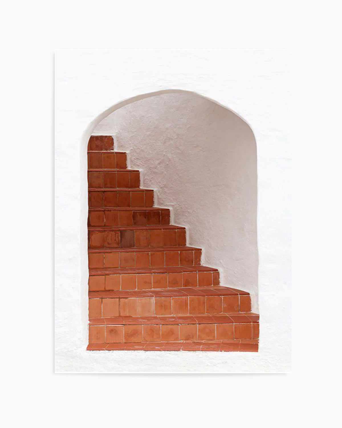 Santorini Staircase Art Print