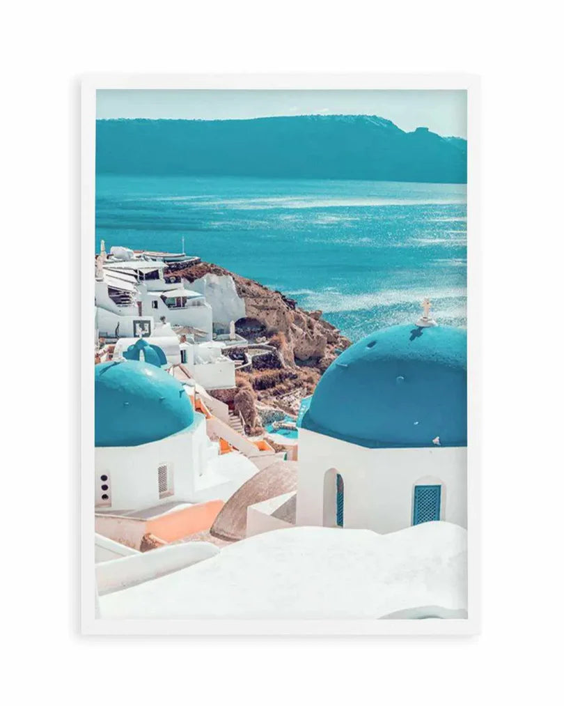 SALE 60x90 Santorini Sunrise I | PT Art Print from Olive et Oriel where you can shop wallpaper and artworks online