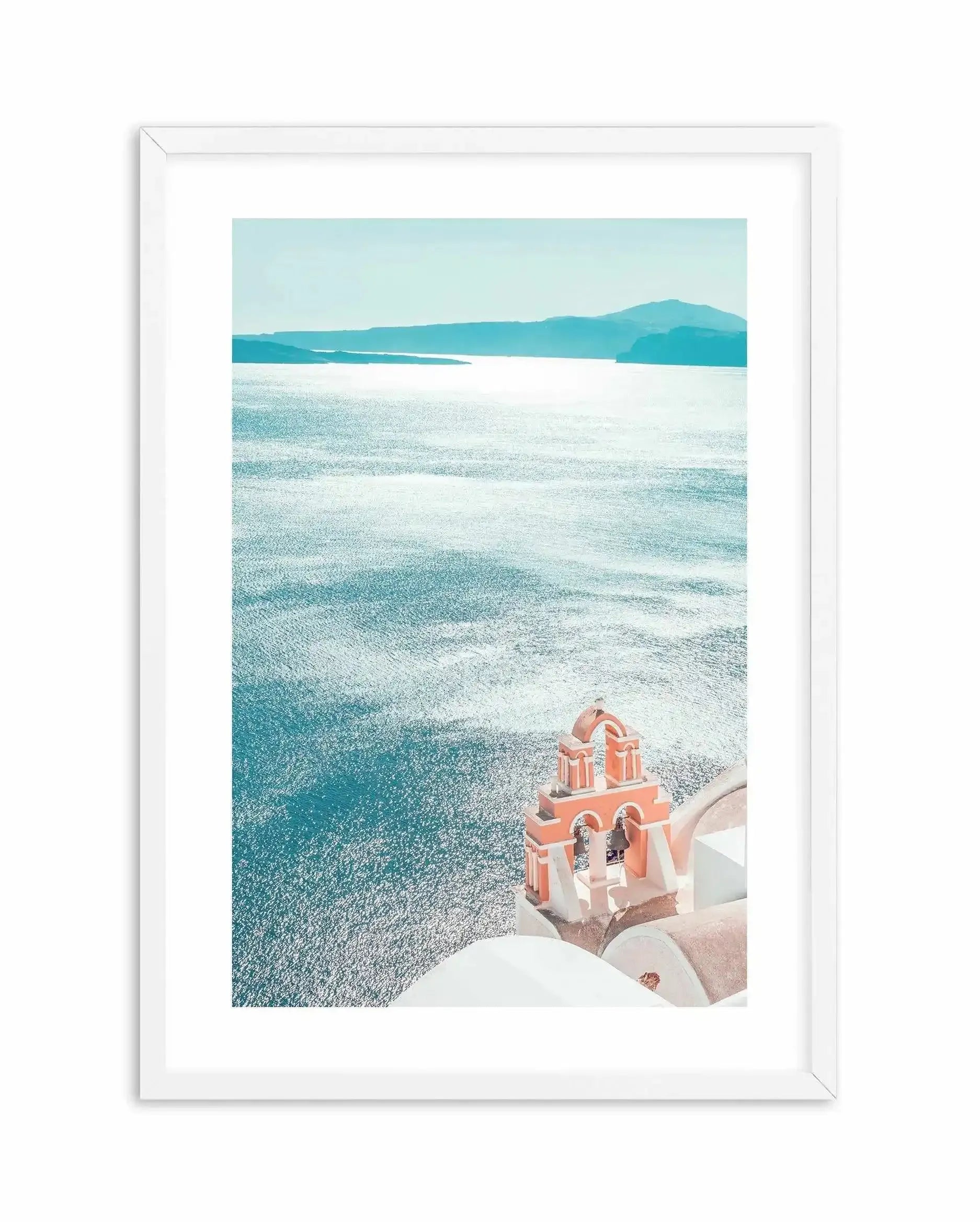 Santorini Sunrise II | PT Art Print-Shop Greece Wall Art Prints Online with Olive et Oriel - Our collection of Greek Islands art prints offer unique wall art including blue domes of Santorini in Oia, mediterranean sea prints and incredible posters from Milos and other Greece landscape photography - this collection will add mediterranean blue to your home, perfect for updating the walls in coastal, beach house style. There is Greece art on canvas and extra large wall art with fast, free shipping 