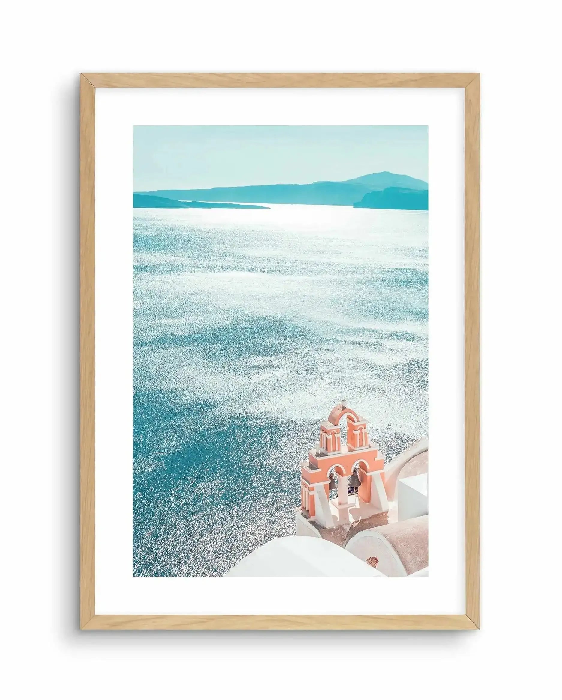 Santorini Sunrise II | PT Art Print-Shop Greece Wall Art Prints Online with Olive et Oriel - Our collection of Greek Islands art prints offer unique wall art including blue domes of Santorini in Oia, mediterranean sea prints and incredible posters from Milos and other Greece landscape photography - this collection will add mediterranean blue to your home, perfect for updating the walls in coastal, beach house style. There is Greece art on canvas and extra large wall art with fast, free shipping 