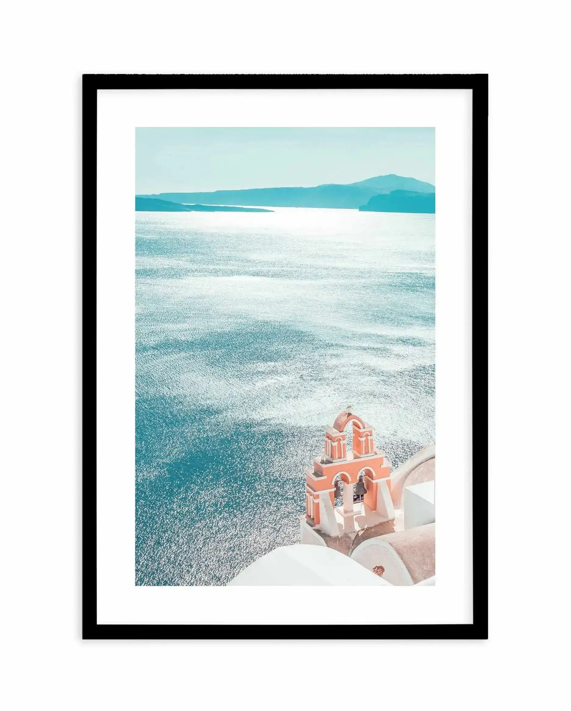 Santorini Sunrise II | PT Art Print-Shop Greece Wall Art Prints Online with Olive et Oriel - Our collection of Greek Islands art prints offer unique wall art including blue domes of Santorini in Oia, mediterranean sea prints and incredible posters from Milos and other Greece landscape photography - this collection will add mediterranean blue to your home, perfect for updating the walls in coastal, beach house style. There is Greece art on canvas and extra large wall art with fast, free shipping 