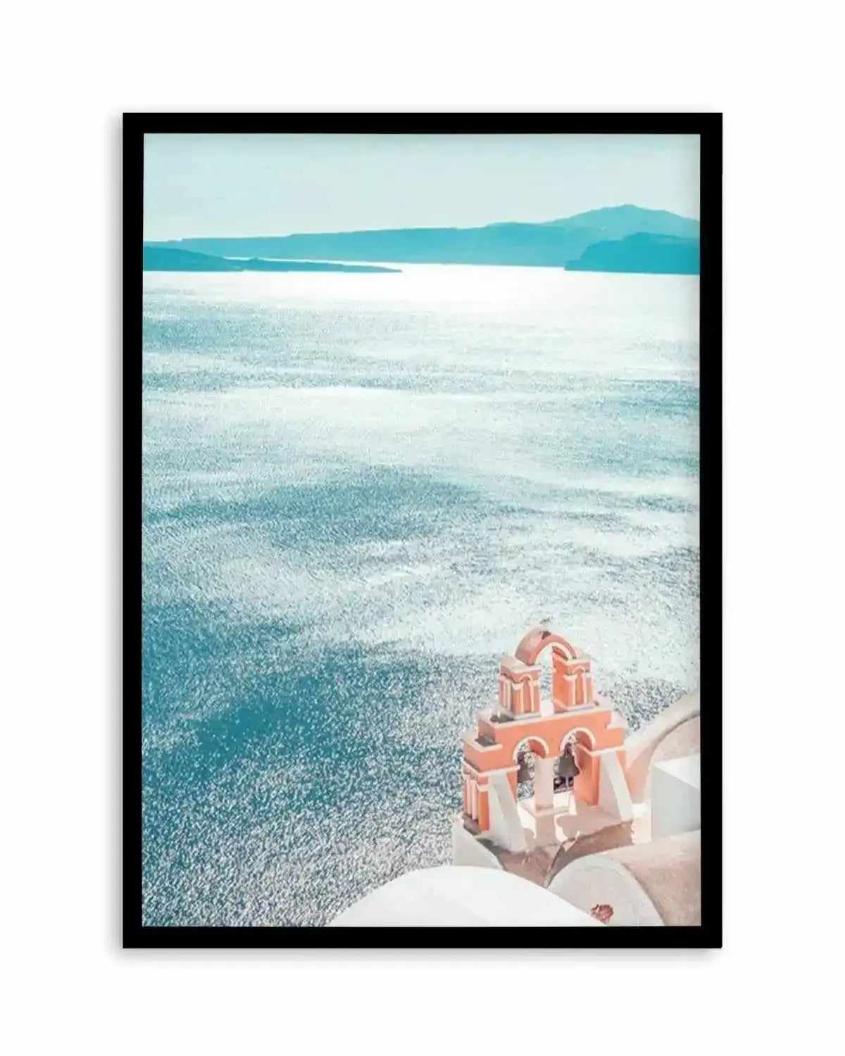 Santorini Sunrise II | PT Art Print from Olive et Oriel where you can shop wallpaper and artworks online
