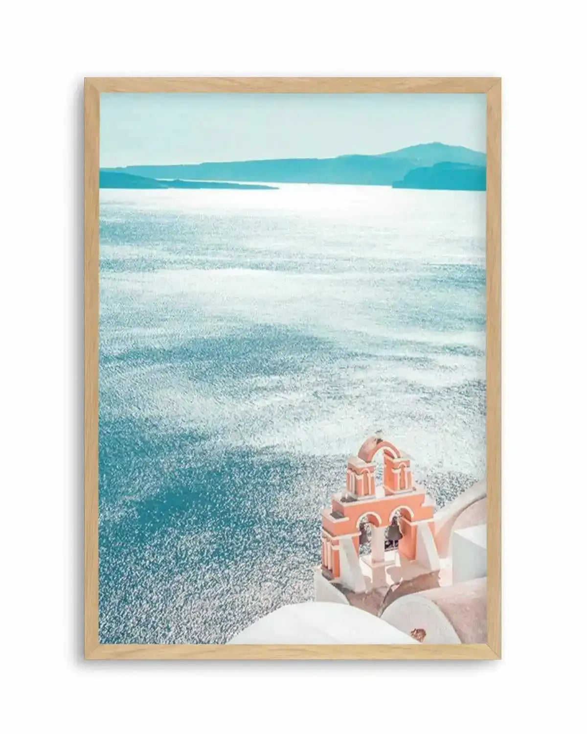 Santorini Sunrise II | PT Art Print from Olive et Oriel where you can shop wallpaper and artworks online
