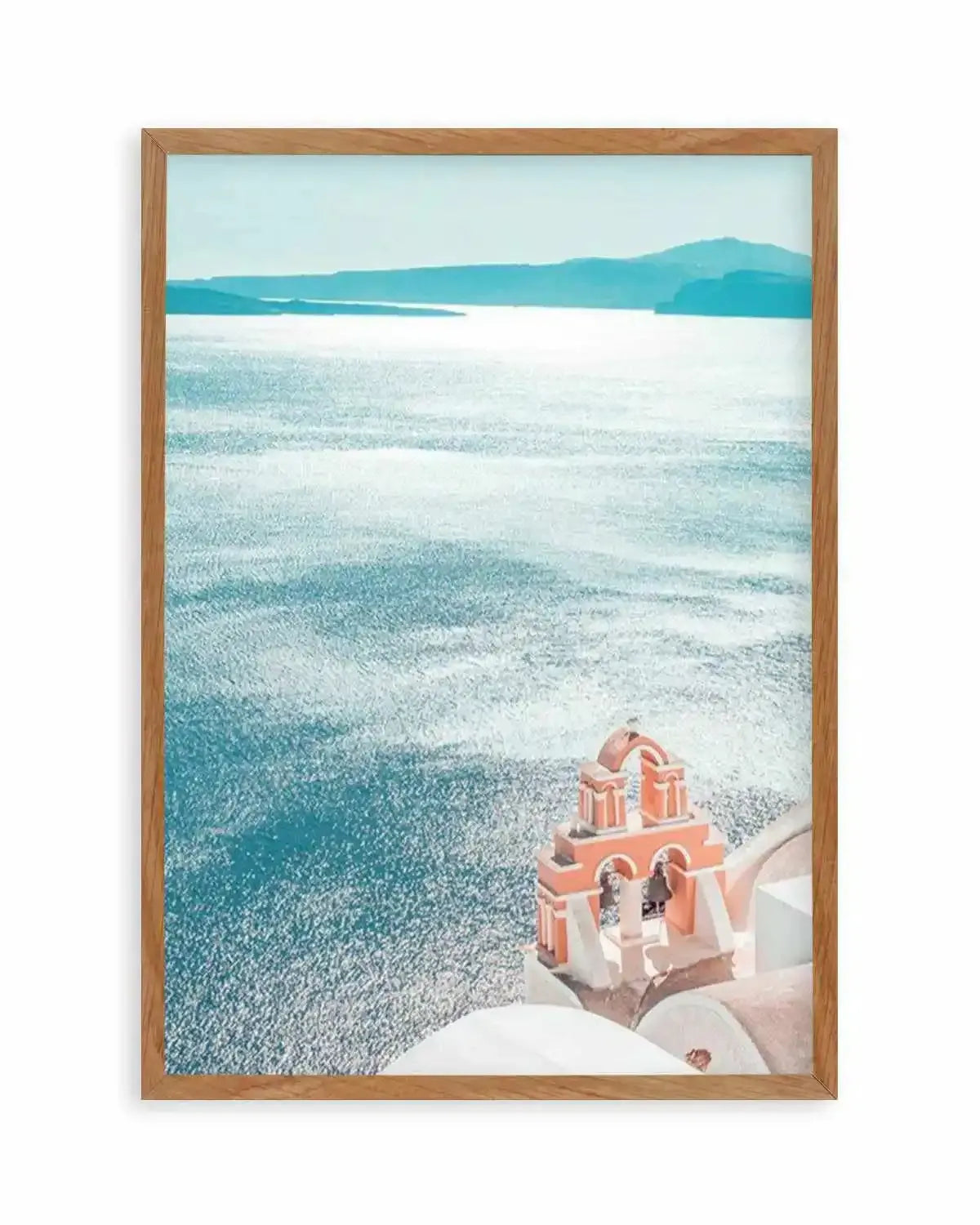 Santorini Sunrise II | PT Art Print from Olive et Oriel where you can shop wallpaper and artworks online