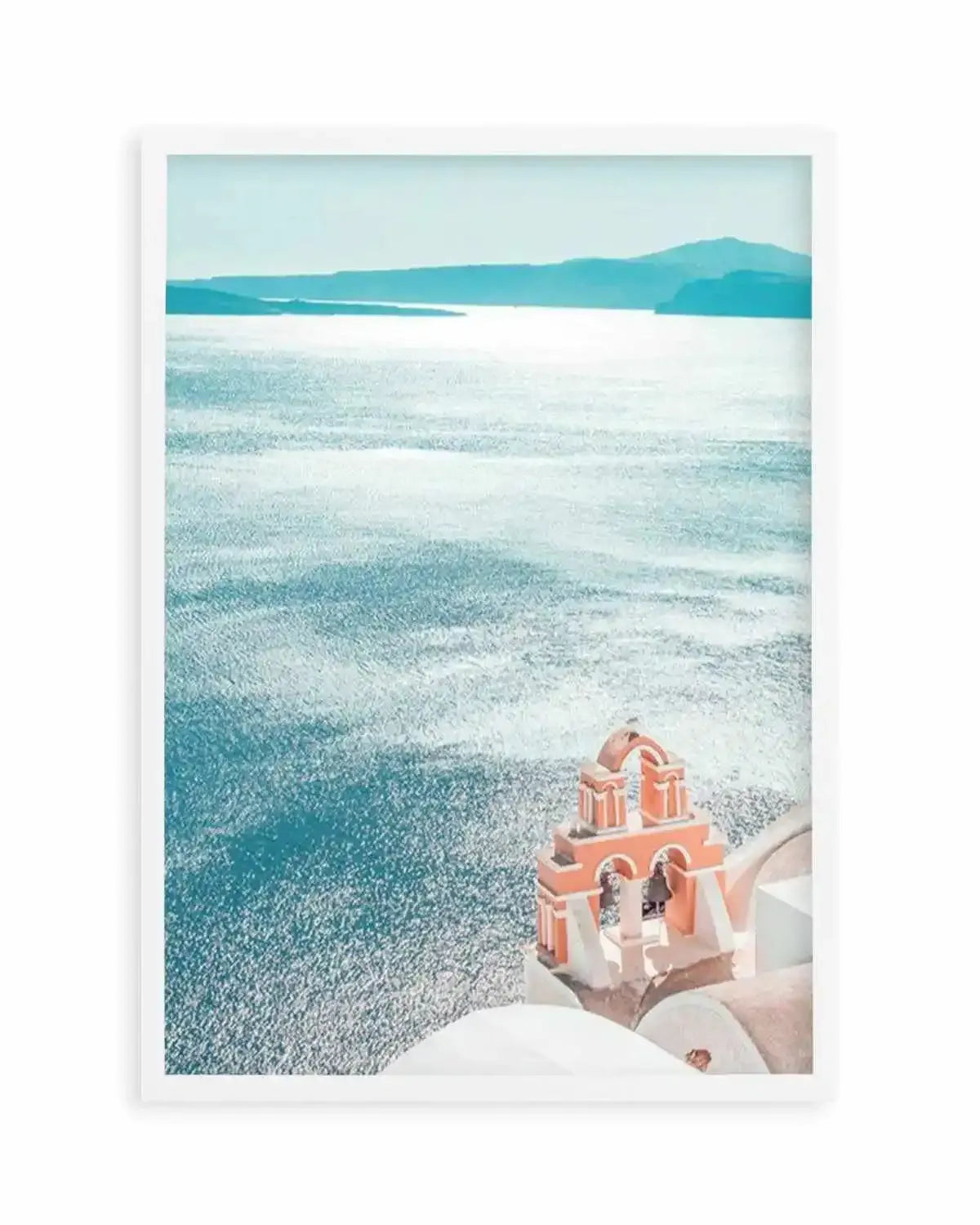 Santorini Sunrise II | PT Art Print from Olive et Oriel where you can shop wallpaper and artworks online