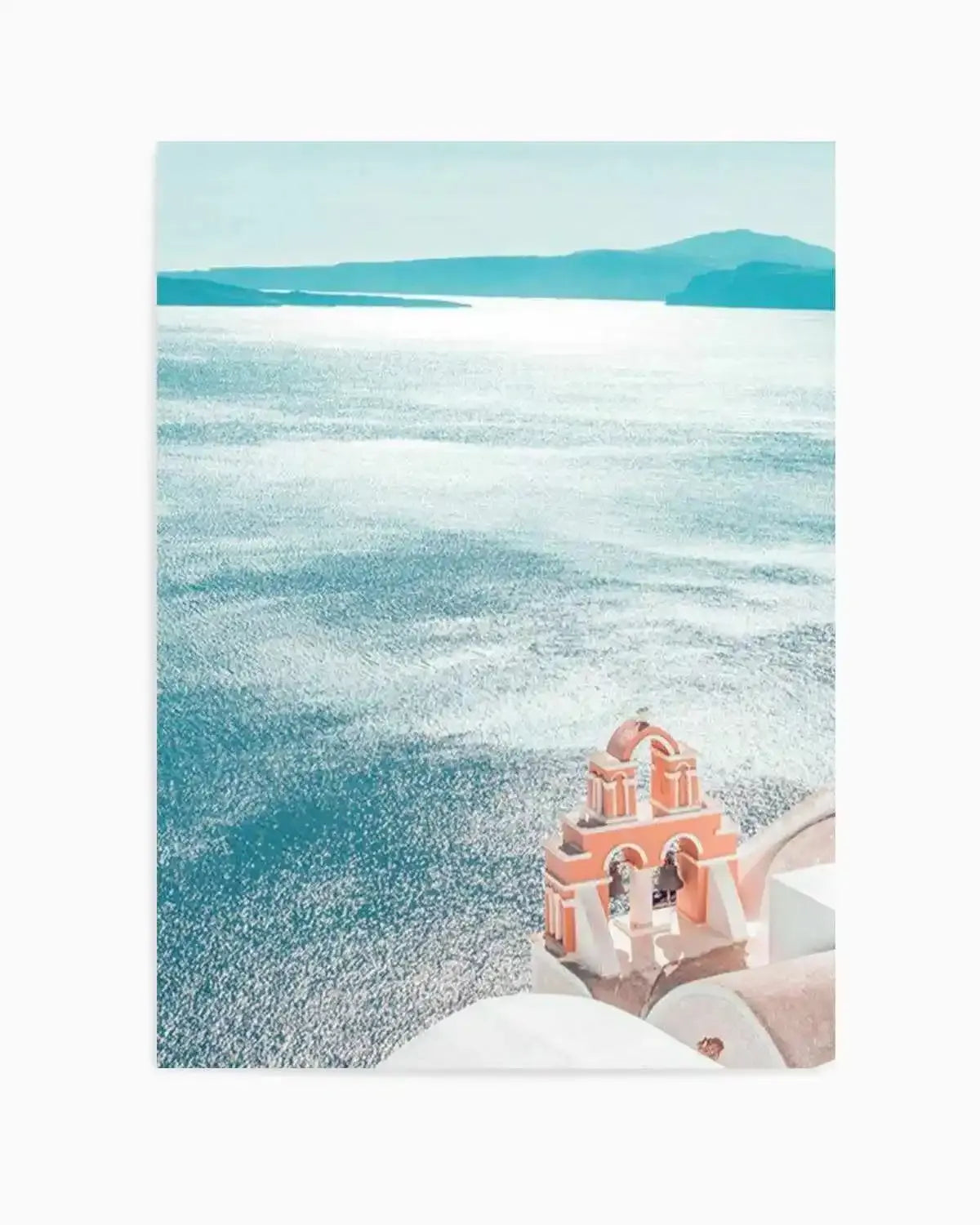 Santorini Sunrise II | PT Art Print from Olive et Oriel where you can shop wallpaper and artworks online