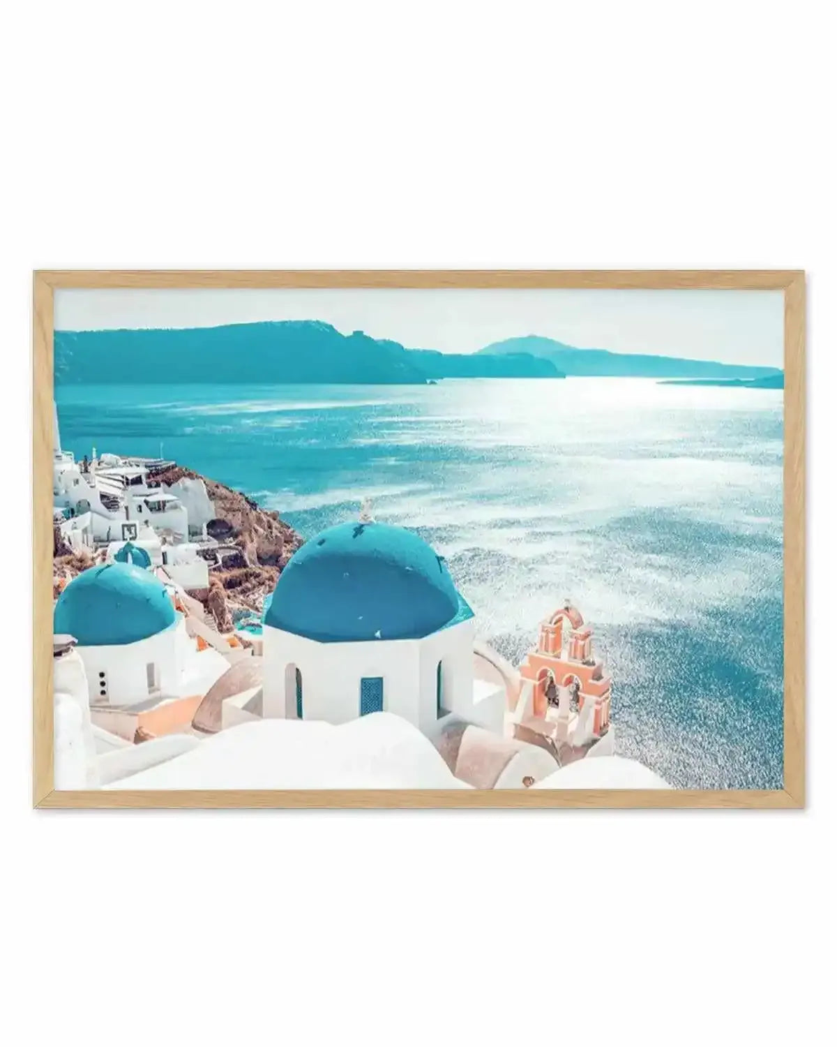 Santorini Sunrise | LS Art Print from Olive et Oriel where you can shop wallpaper and artworks online