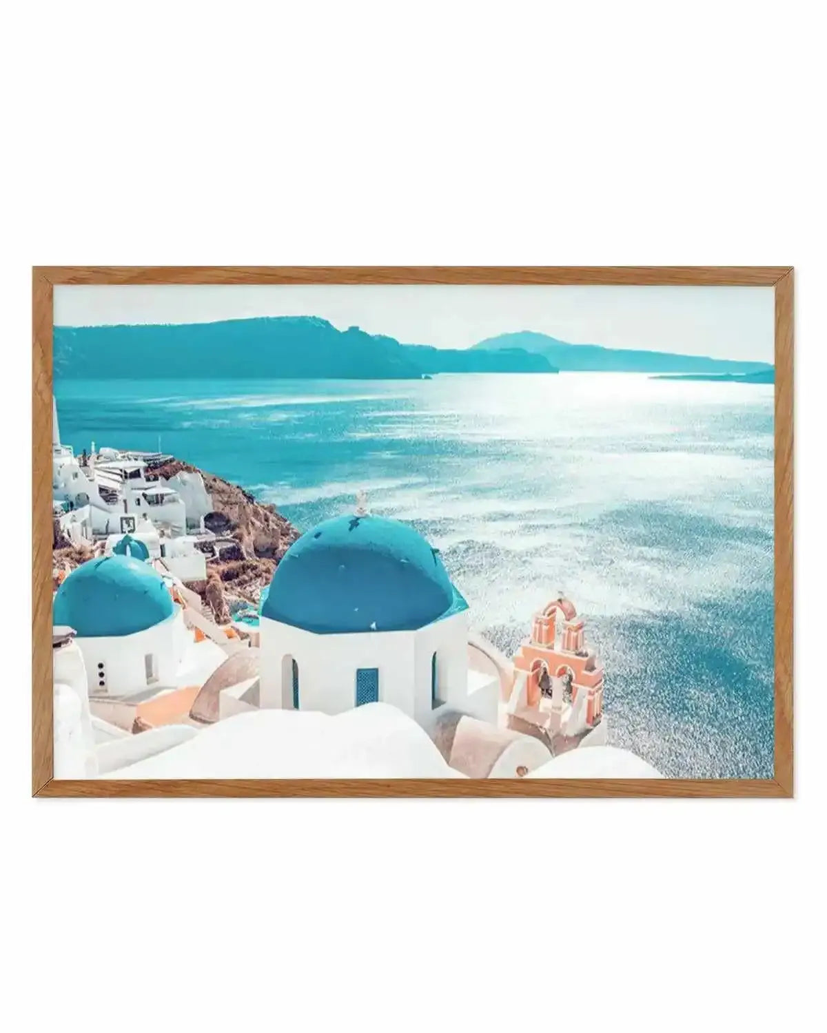 Santorini Sunrise | LS Art Print from Olive et Oriel where you can shop wallpaper and artworks online