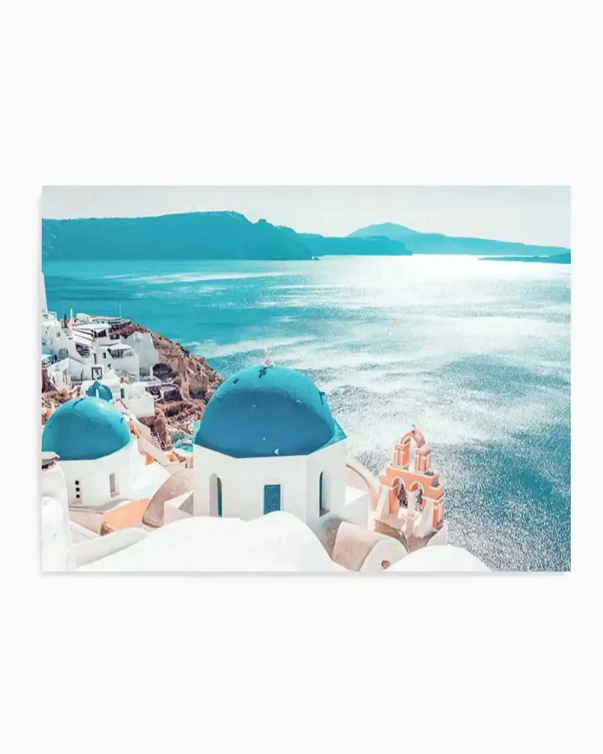 Santorini Sunrise | LS Art Print from Olive et Oriel where you can shop wallpaper and artworks online