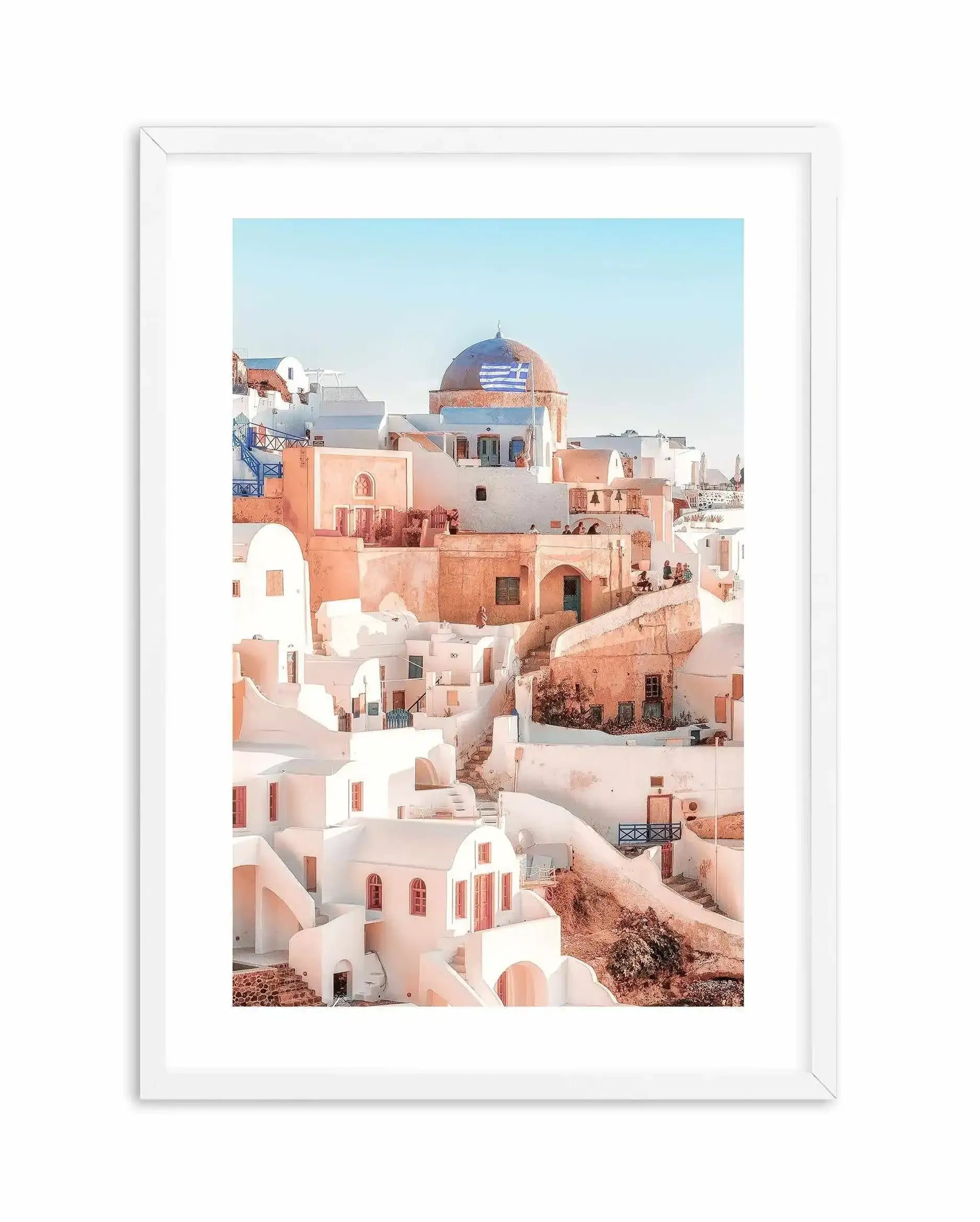 Santorini Sunsets I | PT Art Print-Shop Greece Wall Art Prints Online with Olive et Oriel - Our collection of Greek Islands art prints offer unique wall art including blue domes of Santorini in Oia, mediterranean sea prints and incredible posters from Milos and other Greece landscape photography - this collection will add mediterranean blue to your home, perfect for updating the walls in coastal, beach house style. There is Greece art on canvas and extra large wall art with fast, free shipping a