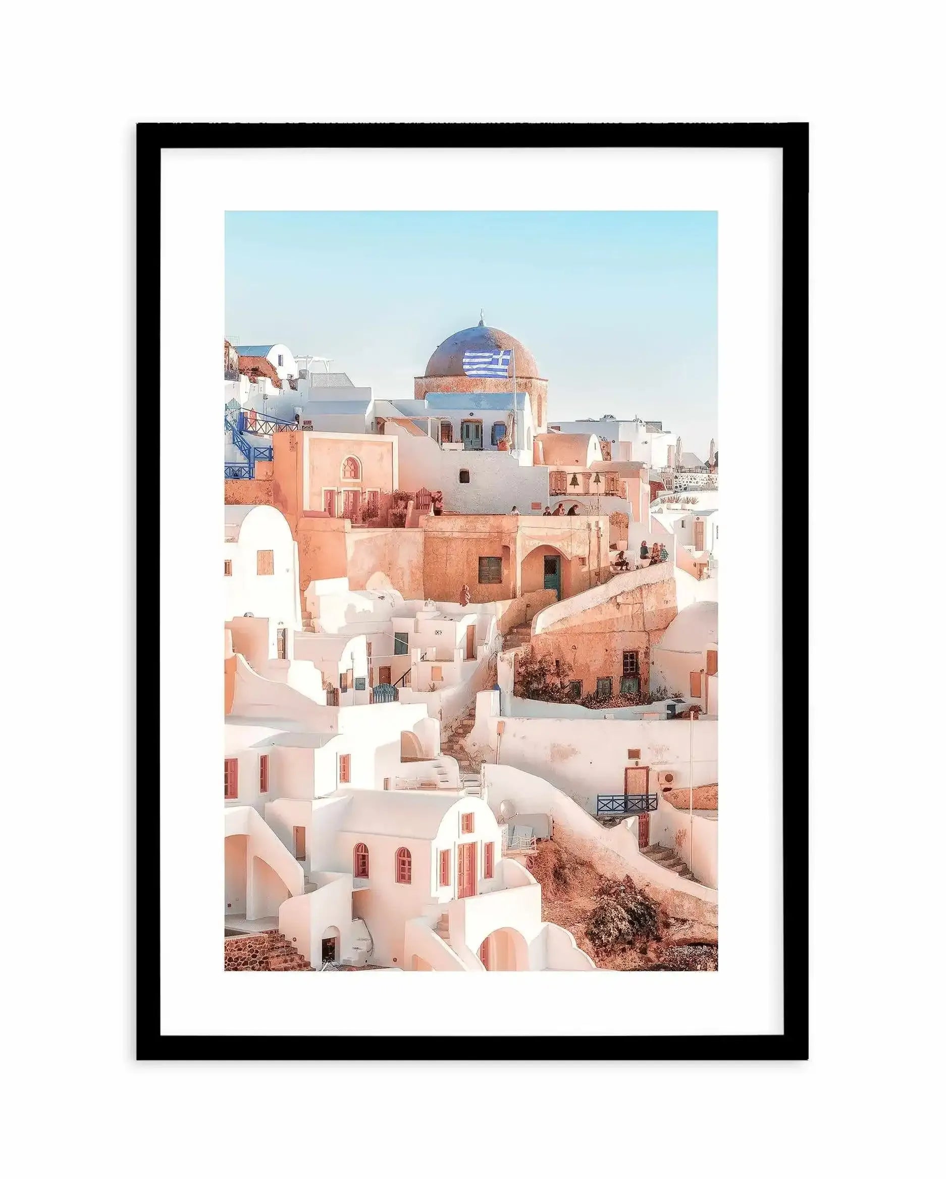 Santorini Sunsets I | PT Art Print-Shop Greece Wall Art Prints Online with Olive et Oriel - Our collection of Greek Islands art prints offer unique wall art including blue domes of Santorini in Oia, mediterranean sea prints and incredible posters from Milos and other Greece landscape photography - this collection will add mediterranean blue to your home, perfect for updating the walls in coastal, beach house style. There is Greece art on canvas and extra large wall art with fast, free shipping a