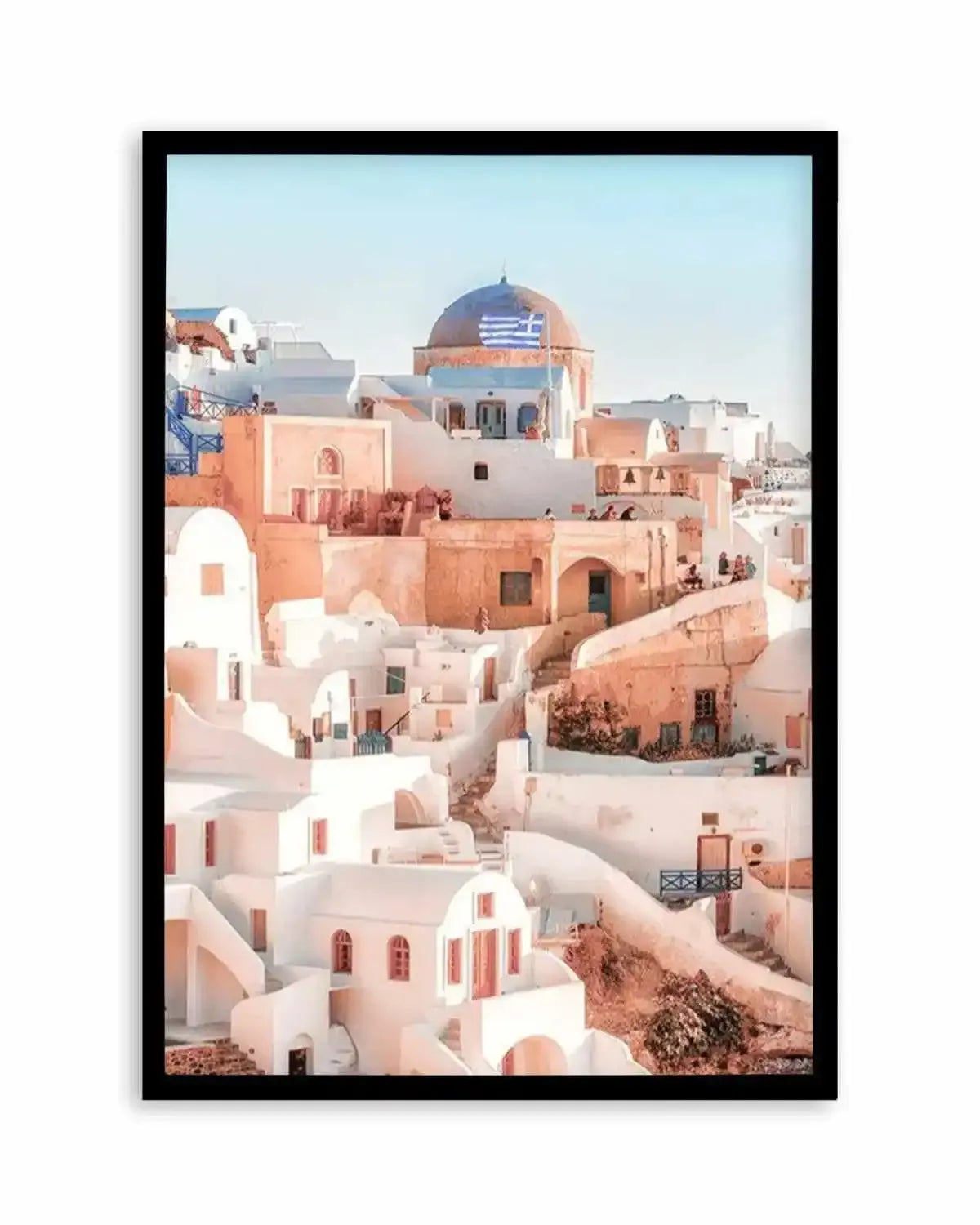 Santorini Sunsets I | PT Art Print from Olive et Oriel where you can shop wallpaper and artworks online