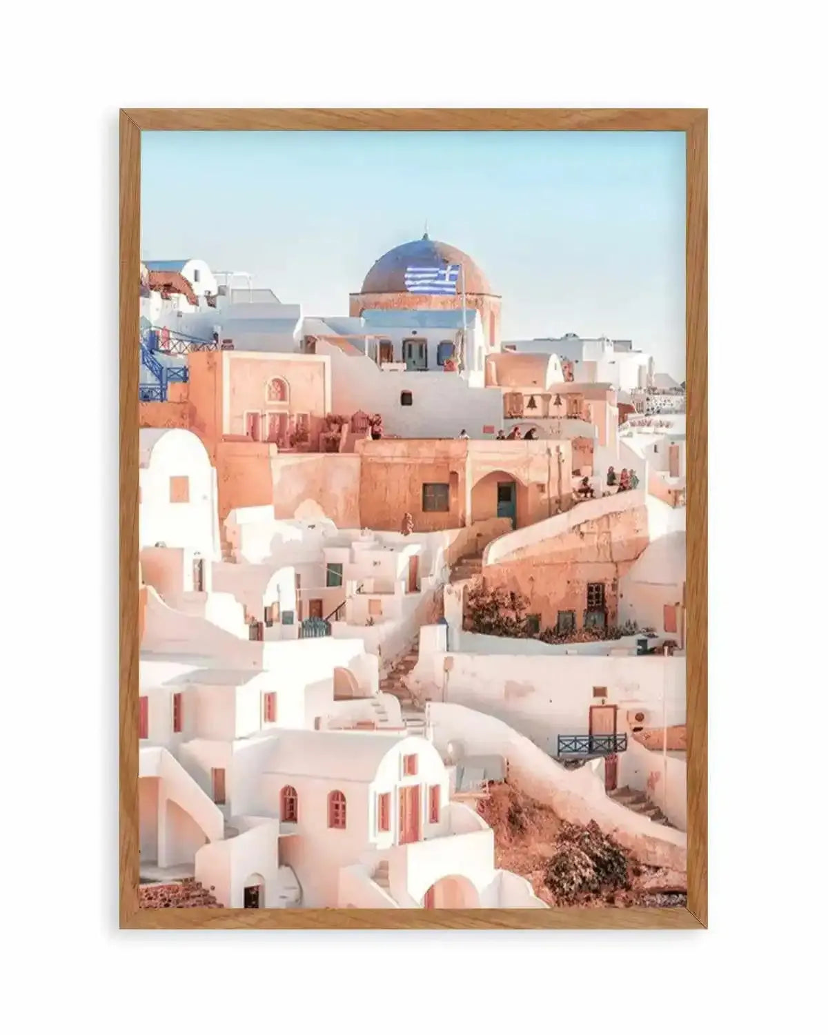 Santorini Sunsets I | PT Art Print from Olive et Oriel where you can shop wallpaper and artworks online