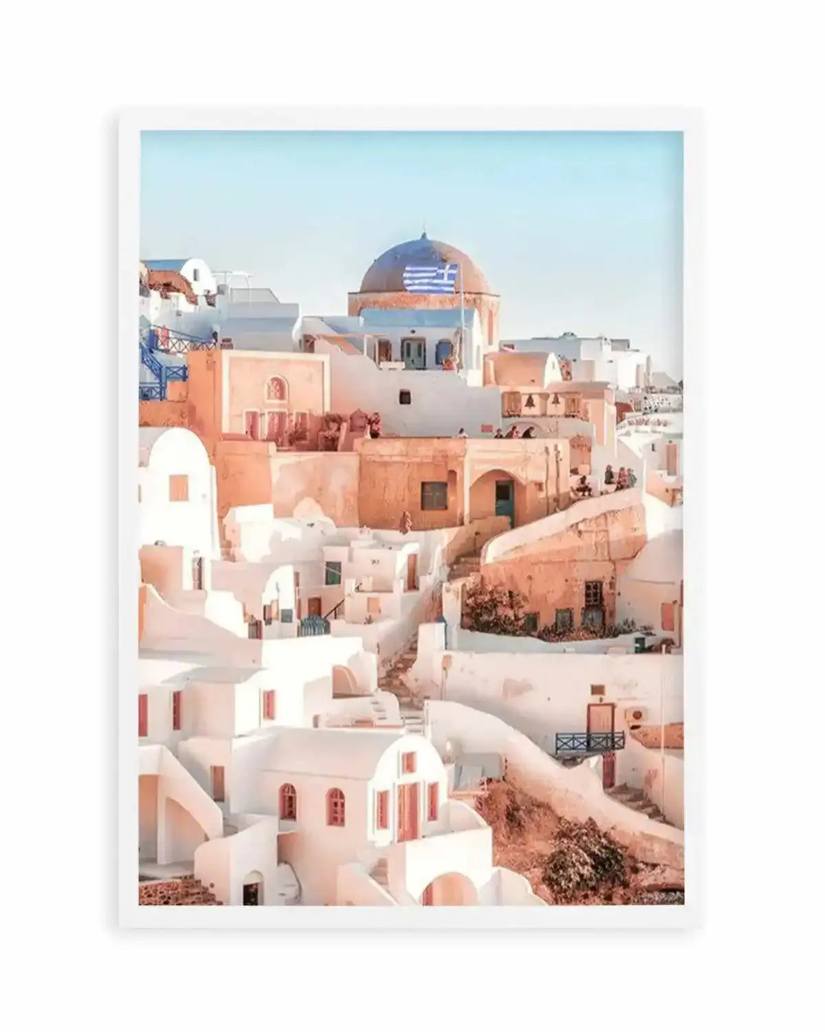 Santorini Sunsets I | PT Art Print from Olive et Oriel where you can shop wallpaper and artworks online