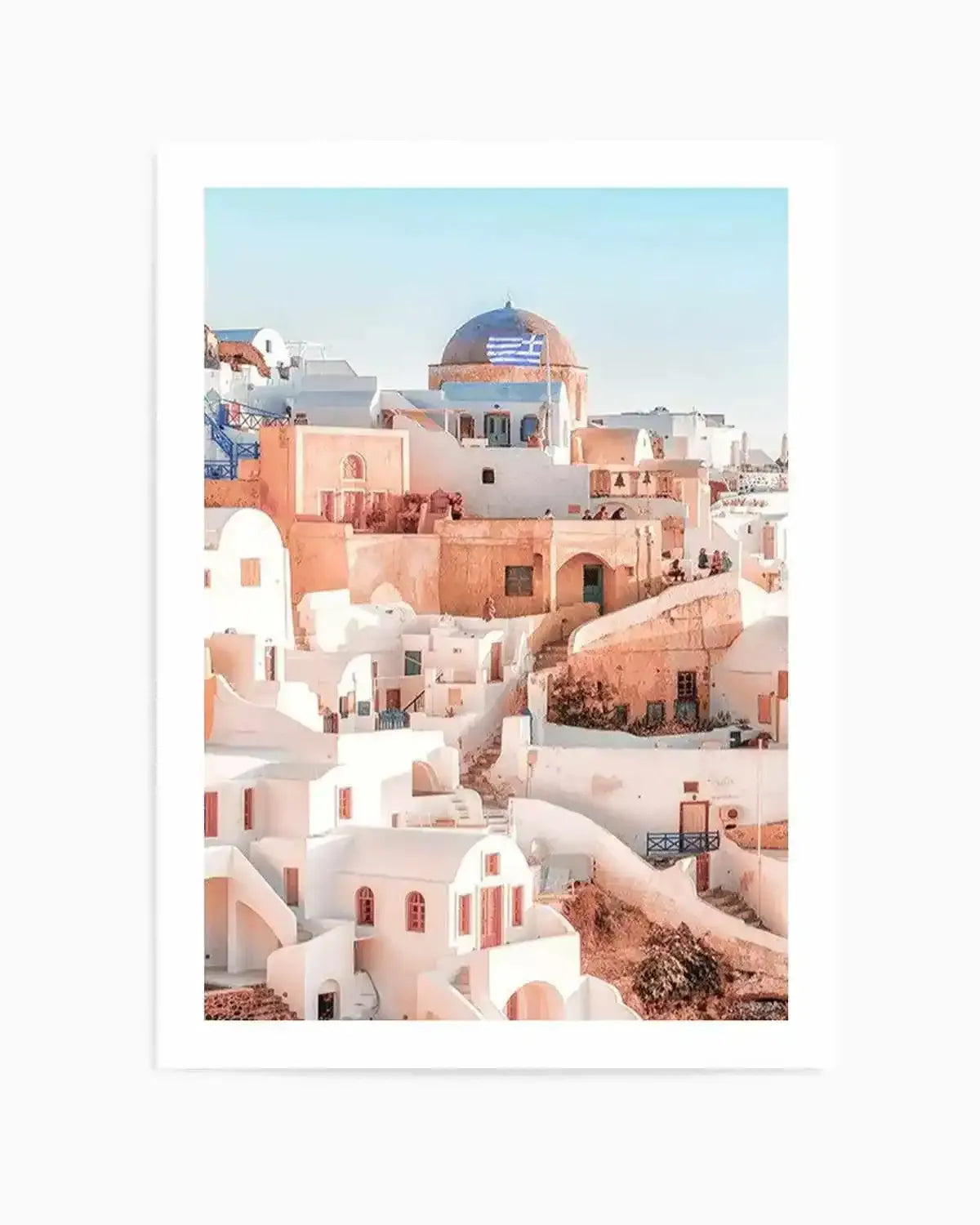 Santorini Sunsets I | PT Art Print from Olive et Oriel where you can shop wallpaper and artworks online