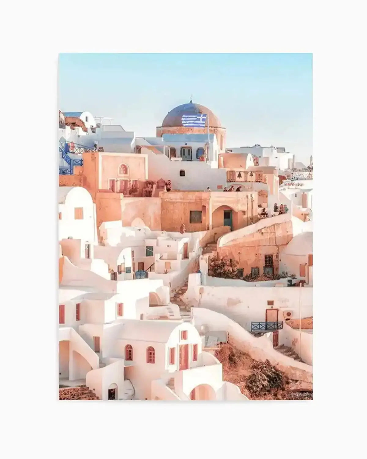 Santorini Sunsets I | PT Art Print from Olive et Oriel where you can shop wallpaper and artworks online