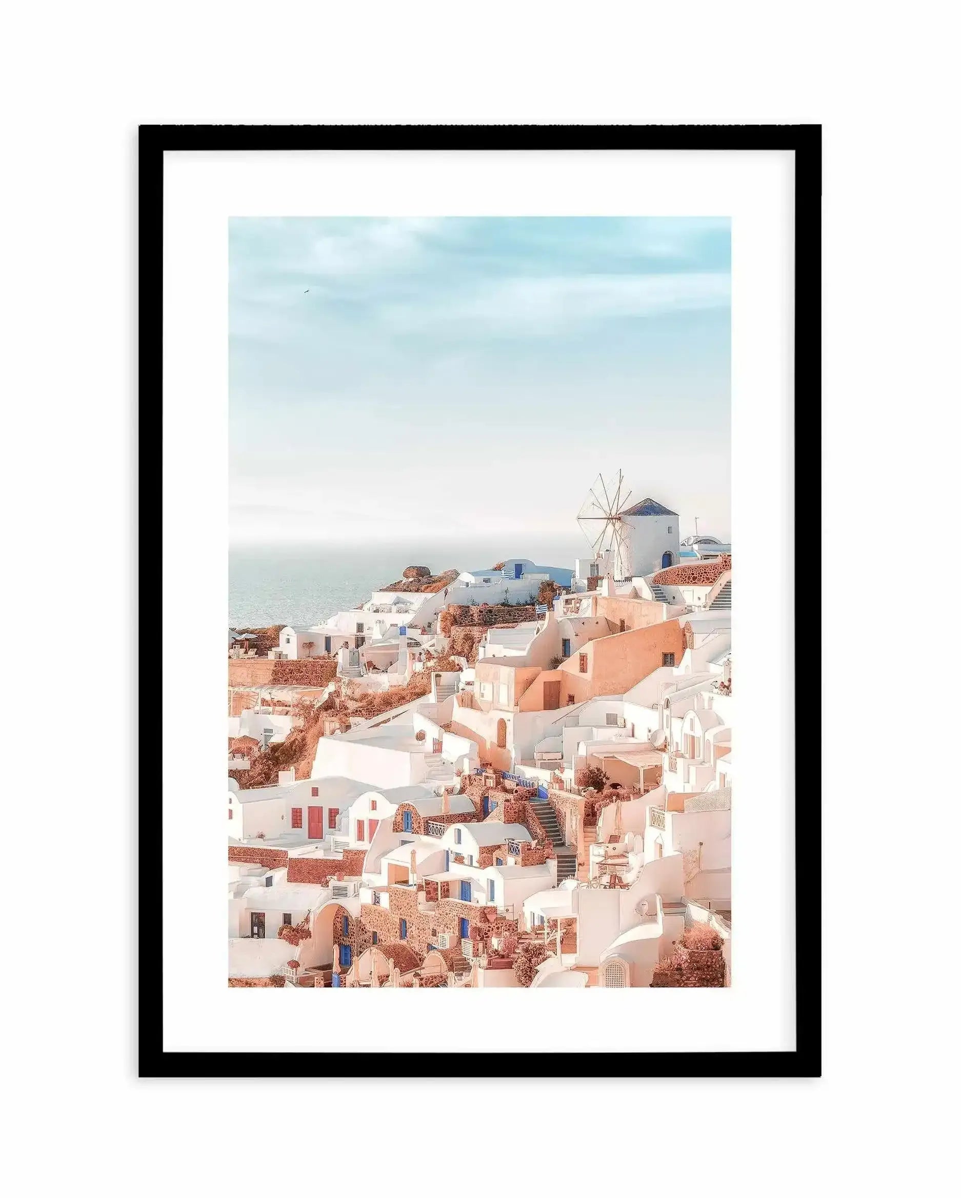 Santorini Sunsets II | PT Art Print-Shop Greece Wall Art Prints Online with Olive et Oriel - Our collection of Greek Islands art prints offer unique wall art including blue domes of Santorini in Oia, mediterranean sea prints and incredible posters from Milos and other Greece landscape photography - this collection will add mediterranean blue to your home, perfect for updating the walls in coastal, beach house style. There is Greece art on canvas and extra large wall art with fast, free shipping 