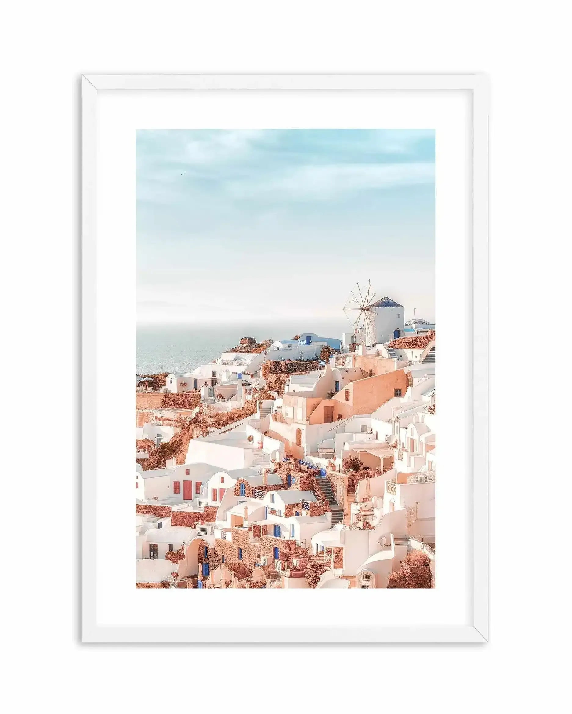 Santorini Sunsets II | PT Art Print-Shop Greece Wall Art Prints Online with Olive et Oriel - Our collection of Greek Islands art prints offer unique wall art including blue domes of Santorini in Oia, mediterranean sea prints and incredible posters from Milos and other Greece landscape photography - this collection will add mediterranean blue to your home, perfect for updating the walls in coastal, beach house style. There is Greece art on canvas and extra large wall art with fast, free shipping 