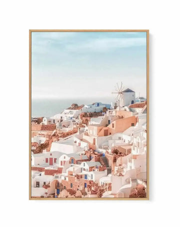 Santorini Sunsets II | PT | Framed Canvas from Olive et Oriel where you can shop wallpaper and artworks online